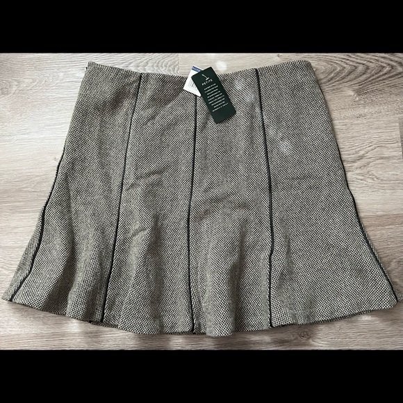 NWT - Wool Ralph Lauren A-Line Skirt - Size 12P - Picture 1 of 5